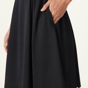 Square Neck Fit-and-flare Mini Bra Dress - Image 5