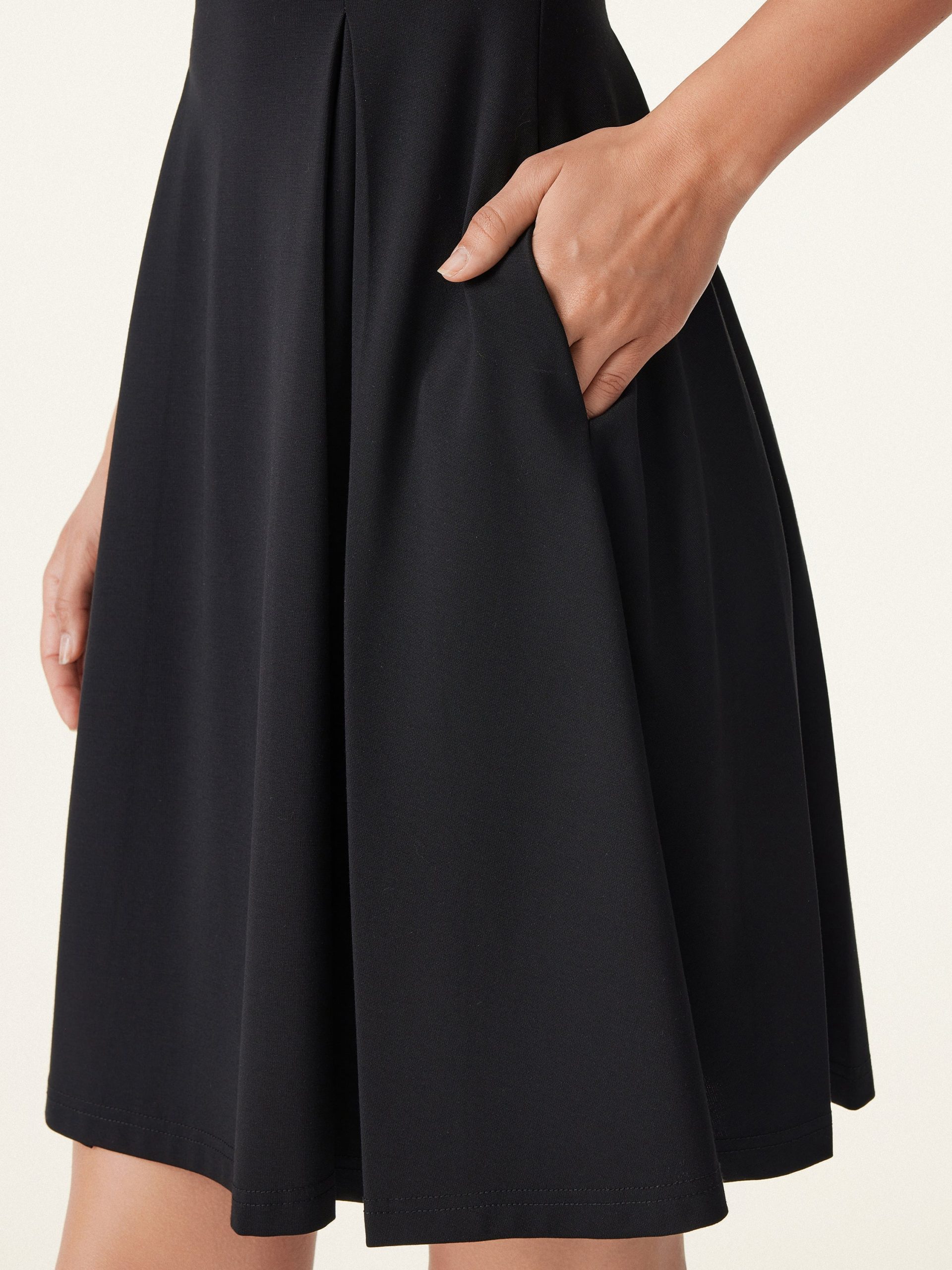 Square Neck Fit-and-flare Mini Bra Dress - Image 5