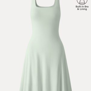 SkinKiss Cooling Square Neck Mini Bra Dress - Image 11
