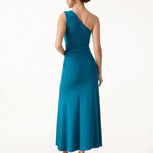 SkinKiss Ruched One Shoulder Maxi Bra Dress - Image 7