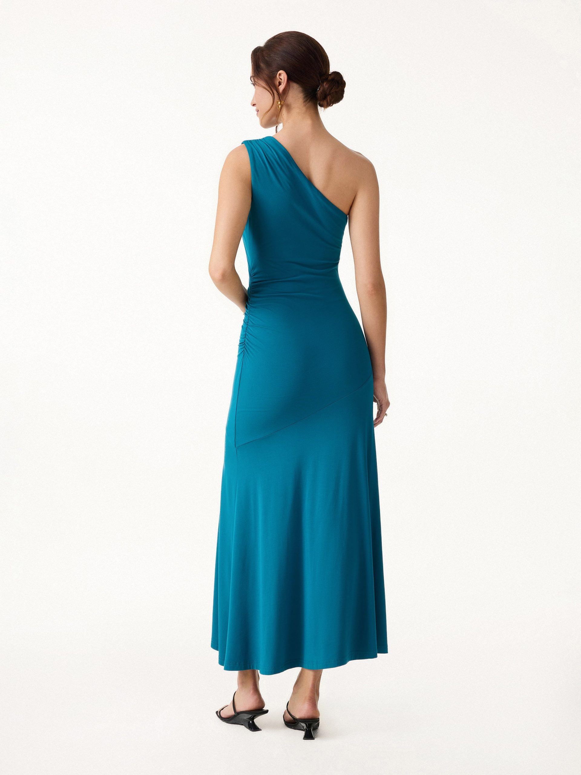 SkinKiss Ruched One Shoulder Maxi Bra Dress - Image 7
