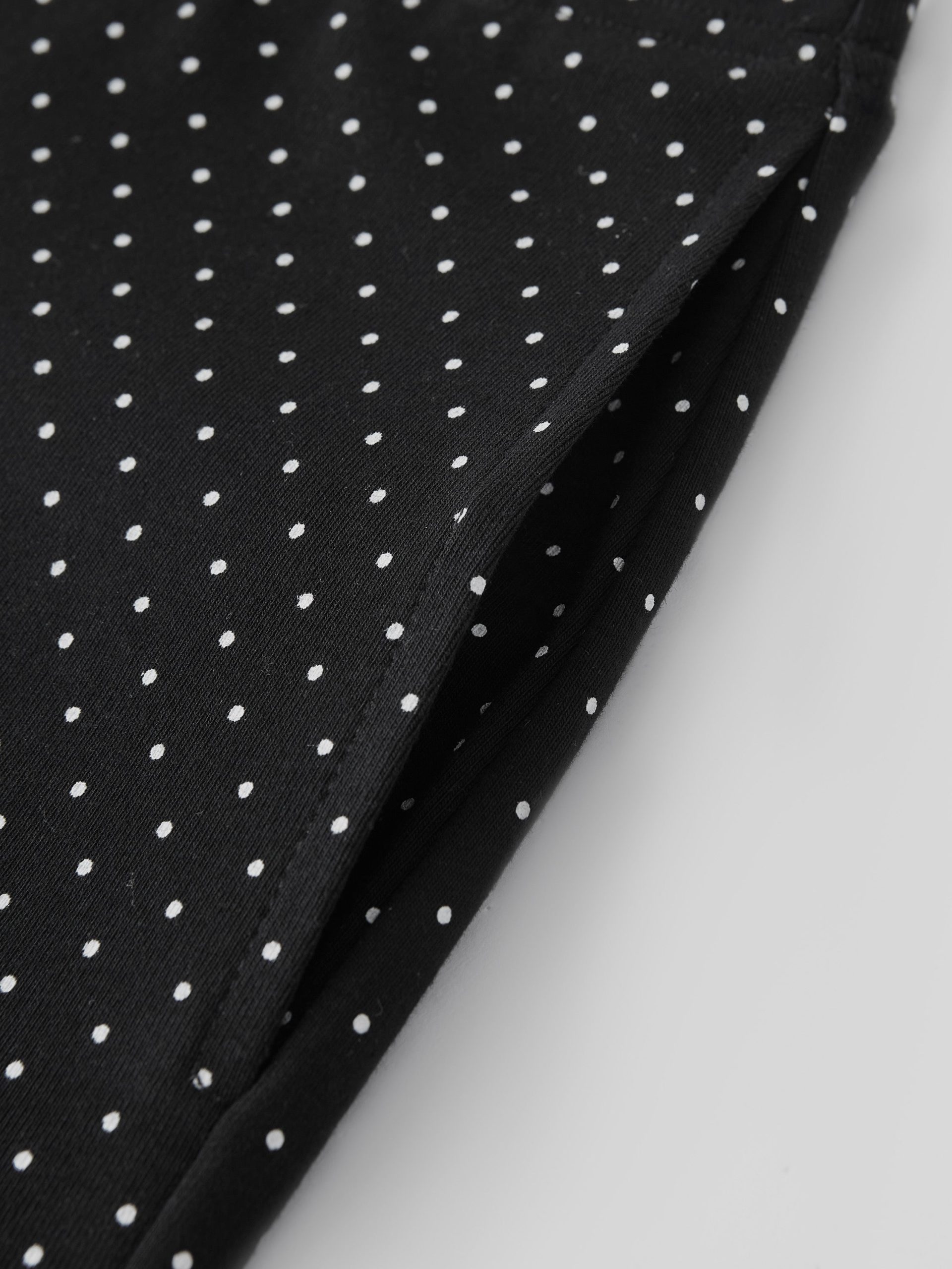 Stretch Cotton Polka Dot Wide Leg Pull-On Pants with Pockets Limited Edition - Image 10