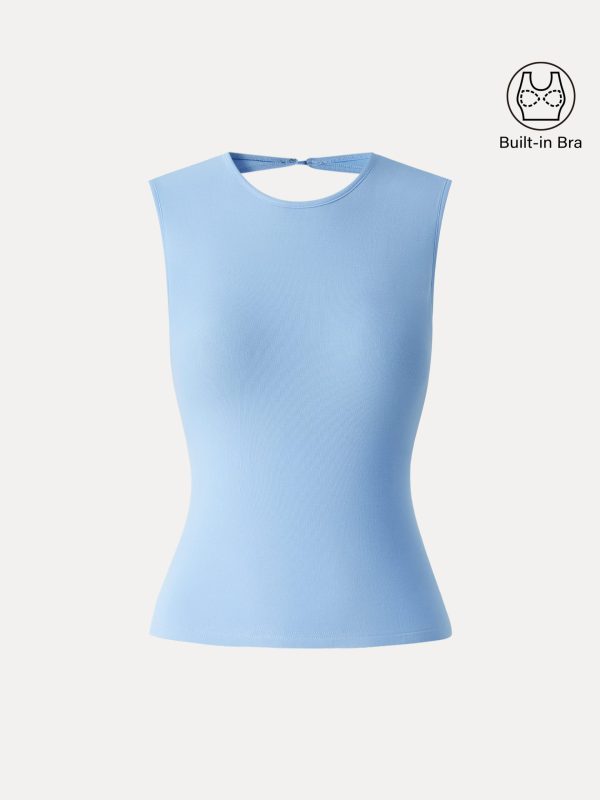Back Smoothing Cooling Open-Back Bra Tank