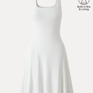 SkinKiss Cooling Square Neck Mini Bra Dress - Image 10