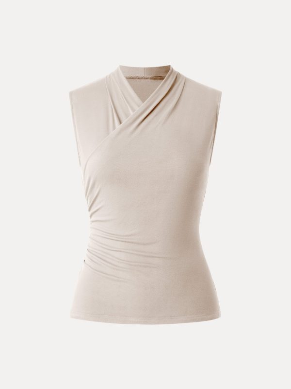 Effortless Surplice Second-skin Tank