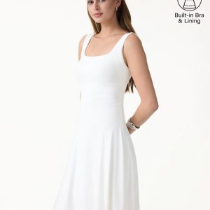 SkinKiss Cooling Square Neck Mini Bra Dress - Image 5