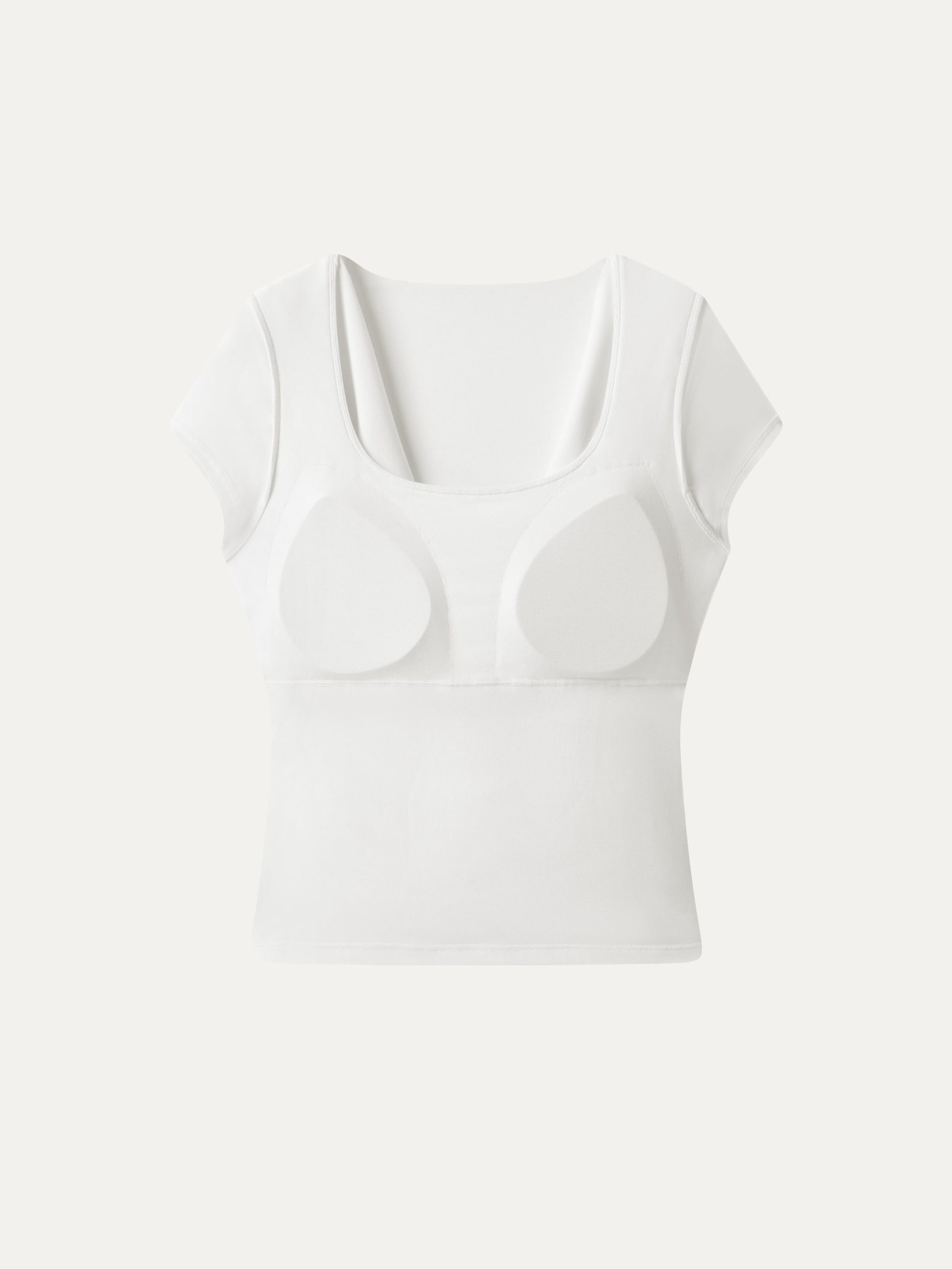 Smoothing Cowl Neck Ruched Bra Top - Image 10