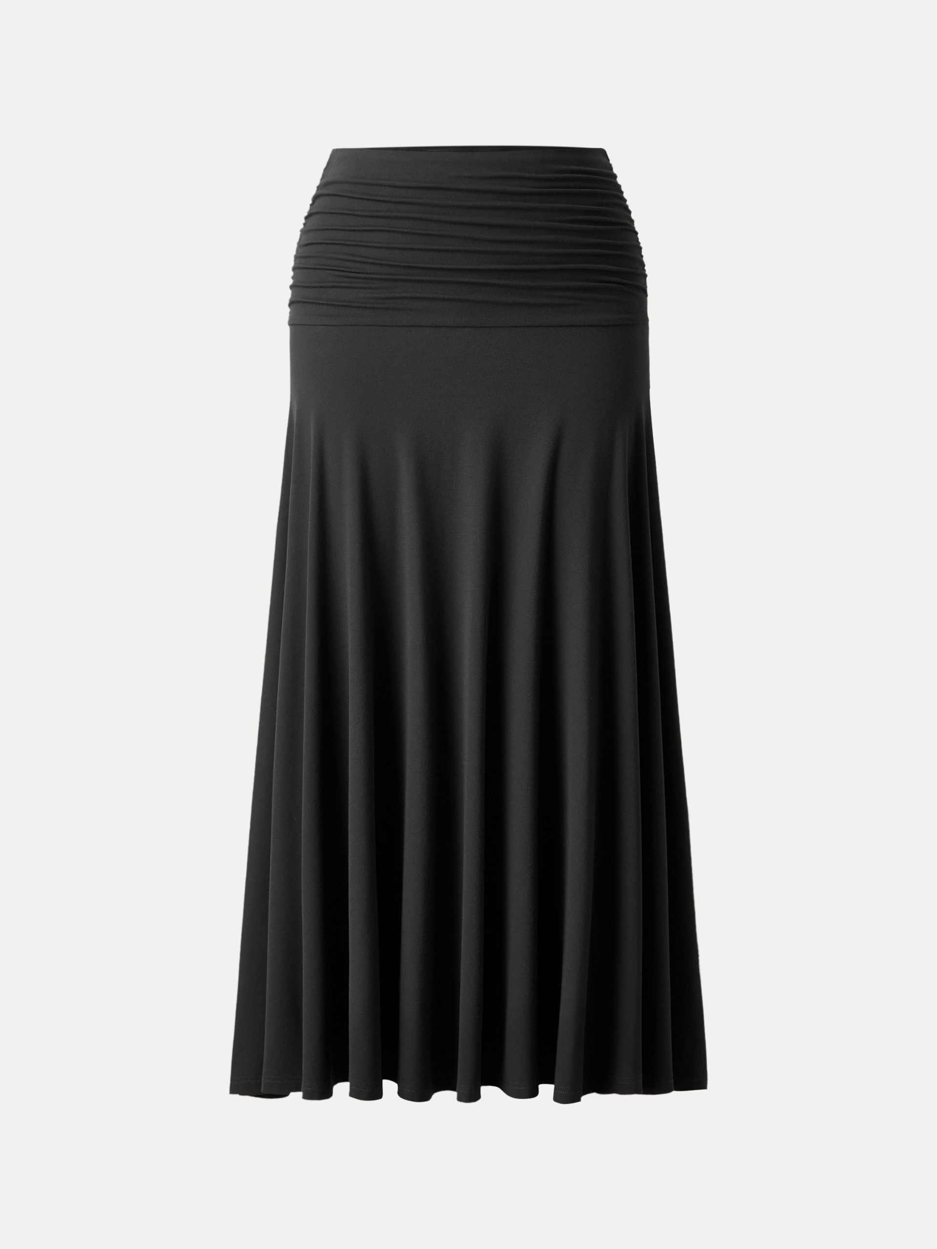 Ultrasoft Mid Rise A-line Ruched Maxi Skirt - Image 13
