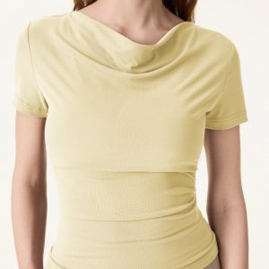 SkinKiss Multi-Wear Cowl Neck Cooling Summer Tee - Image 3