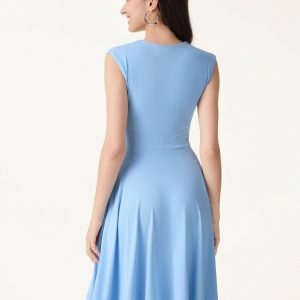 SkinKiss Cooling V-Neck Gathered Bra Dress with Pockets - Image 8