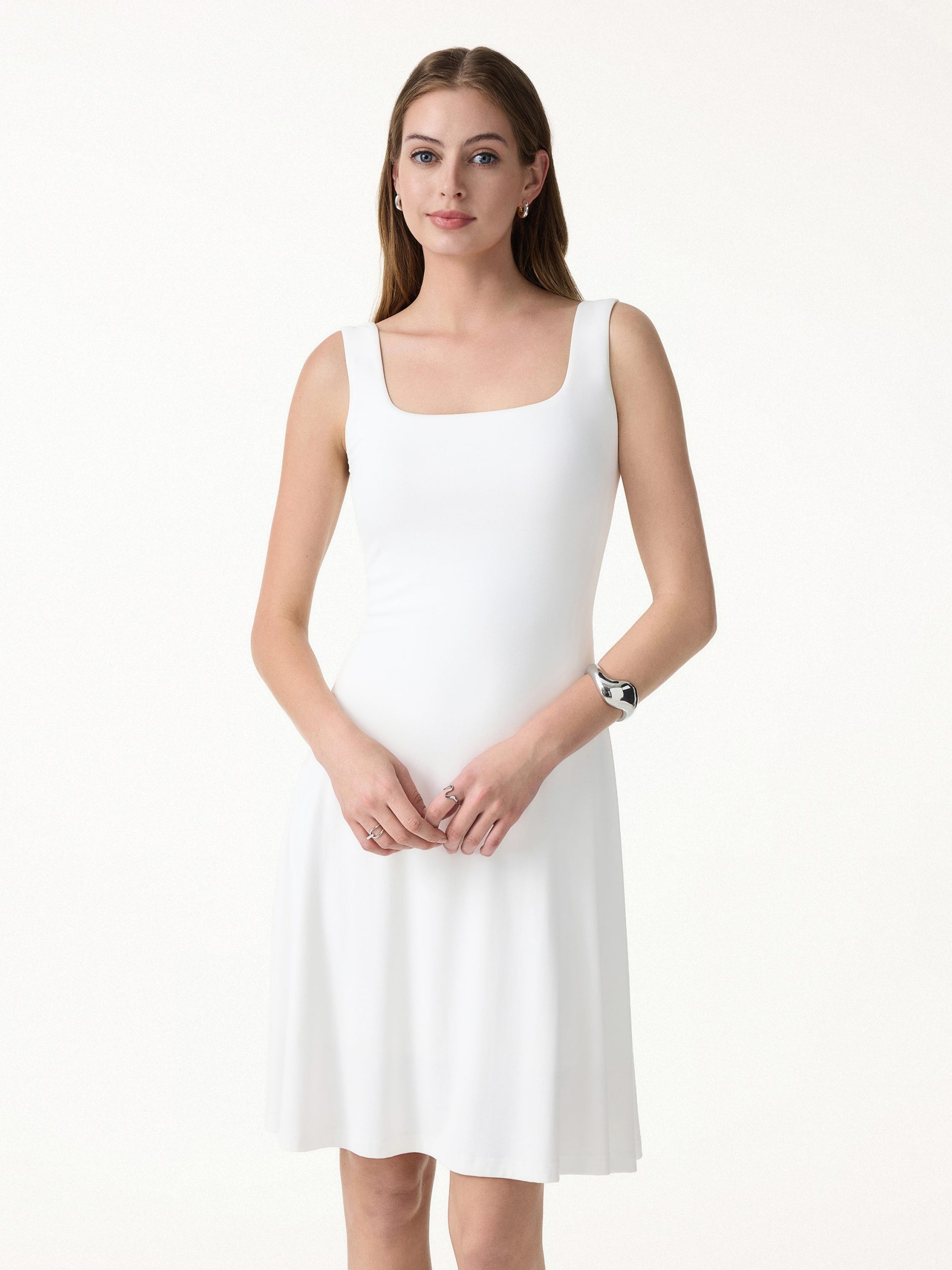 SkinKiss Cooling Square Neck Mini Bra Dress - Image 3
