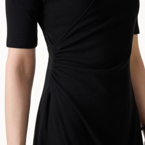 Surplice Ruched Fit-and-Flare Mini Dress - Image 2
