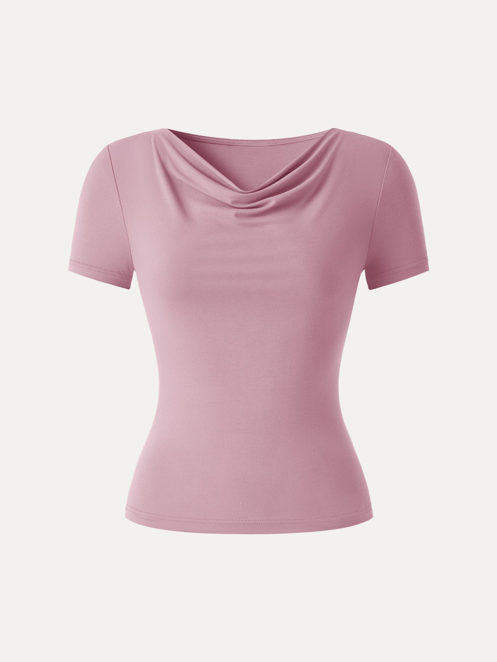 SkinKiss Multi-Wear Cowl Neck Cooling Summer Tee - Image 2