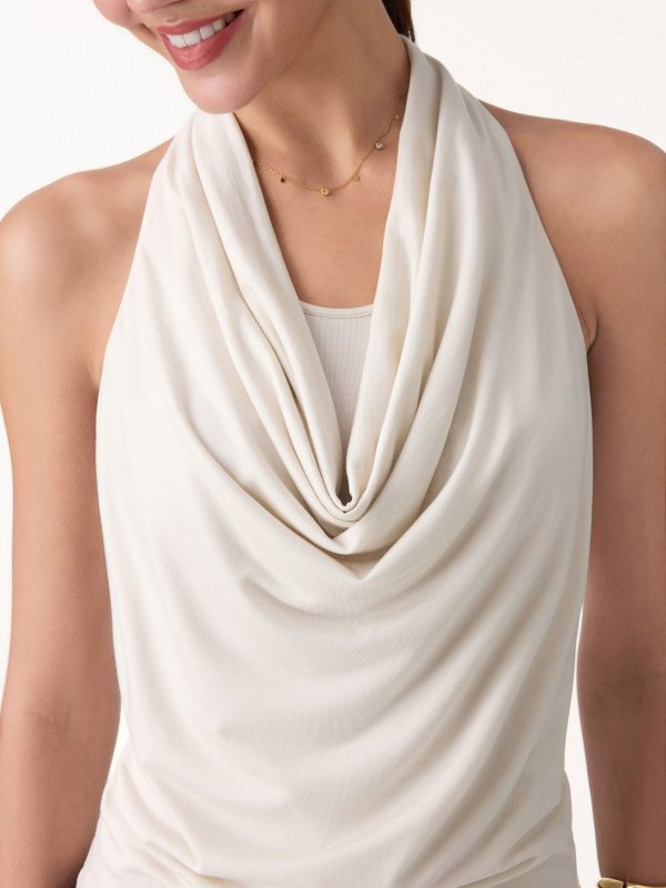 Matte Multi-Wear Cowl Neck Bra Top