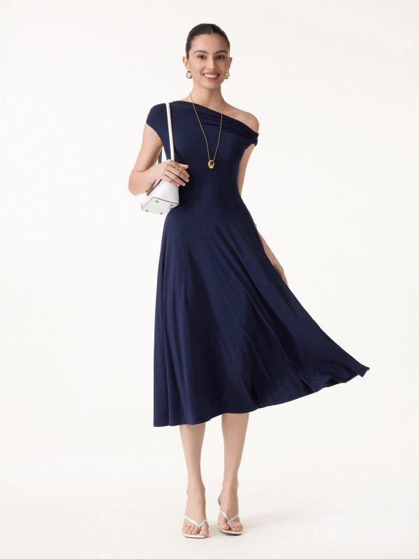 SkinKiss Multi-Wear Midi Bra Dress with Pockets