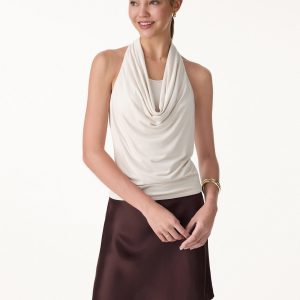 Matte Multi-Wear Cowl Neck Bra Top - Image 8