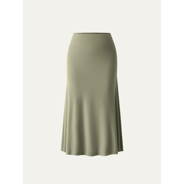 Breezy Pull-on Mermaid Midi Skirt
